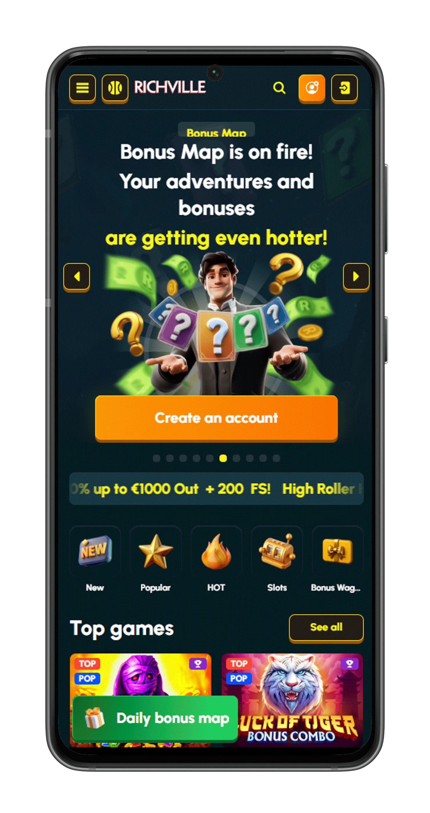 mobile app richville casino