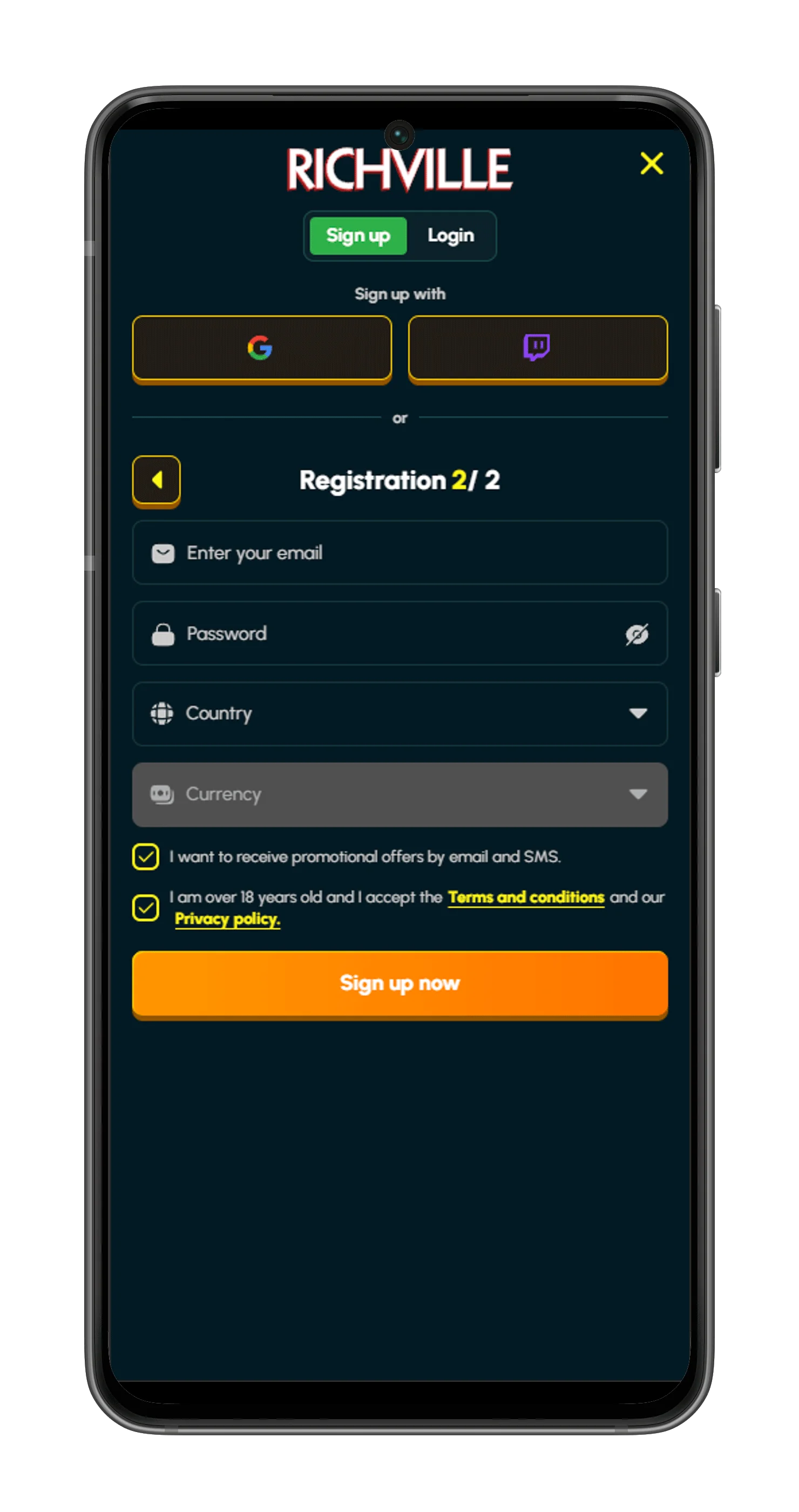 register richville casino